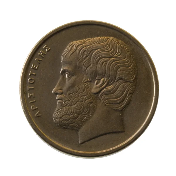 Аристотель, давньогрецький філософ — стокове фото