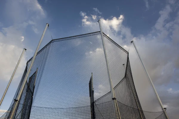 Protective cage for a hammer throw competition — Stock Photo, Image