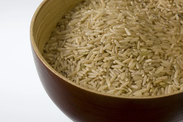 Long brown rice — Stock Photo, Image