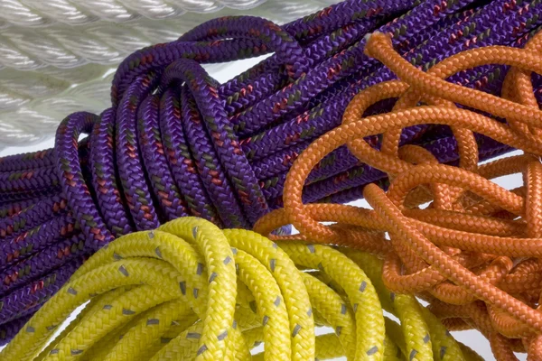 Corde e corde colorate — Foto Stock