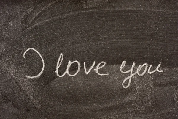 学校の黒板にあなたを愛してください。 — ストック写真