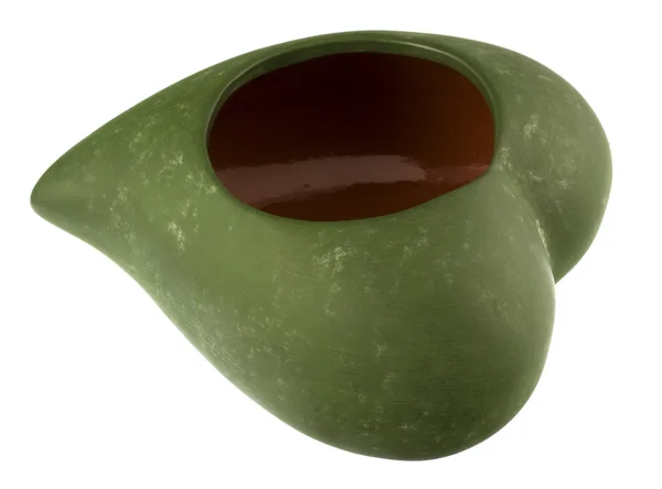 Глиняне листя у формі квіткової чаші — стокове фото