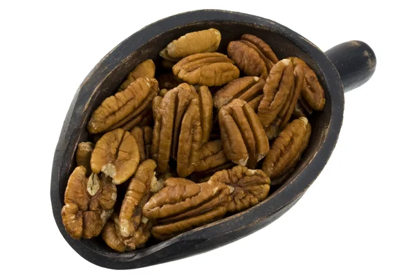 Lopatka pekanové ořechy — Stock fotografie