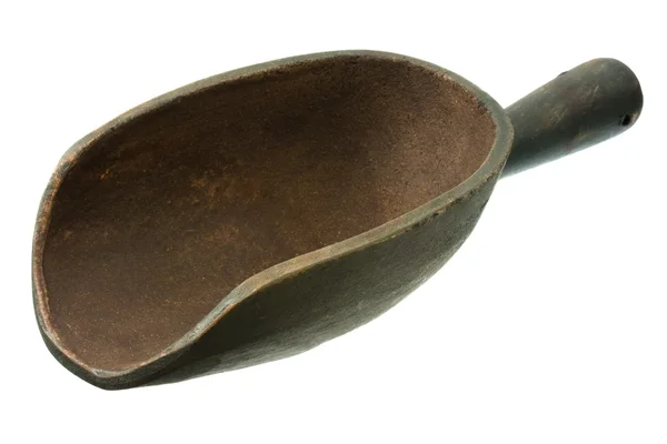 Rustic wooden scoop — Stock Photo, Image