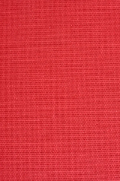 Червона обкладинка текстильної книги — стокове фото