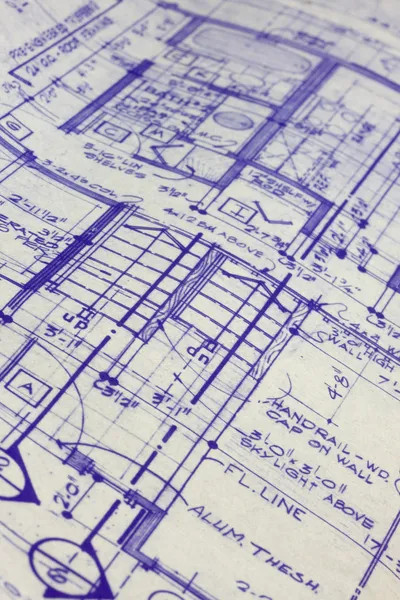 House blueprints Stockfoto