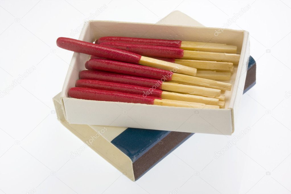 Open box of waterproof matches