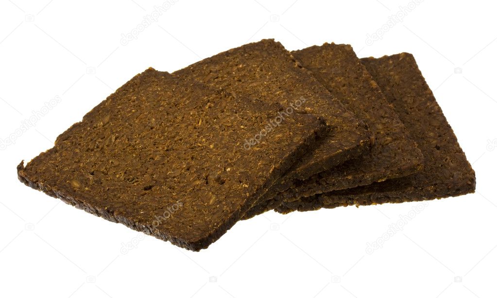 Slices of pumpernickel bread Stock Photo by ©PixelsAway 2435102