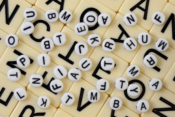 Kaotik alfabe arka plan — Stok fotoğraf