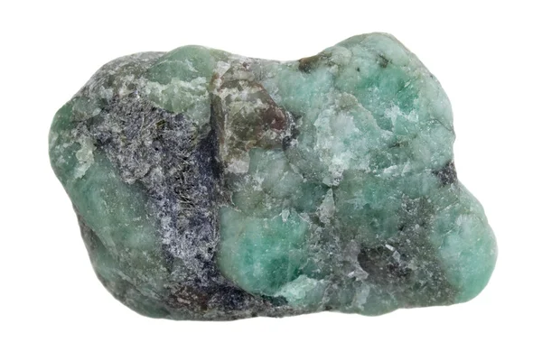 Piedra preciosa esmeralda cruda —  Fotos de Stock