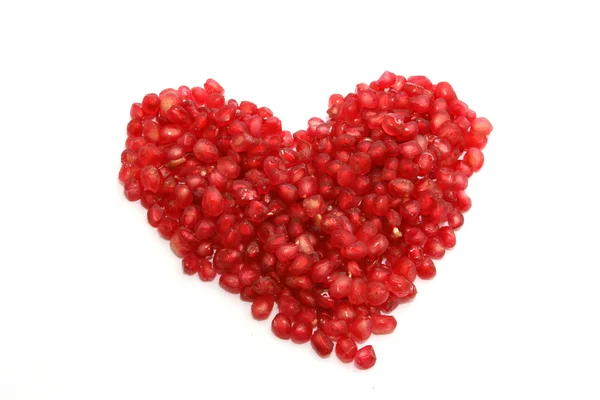 stock image Hart of pomegranate