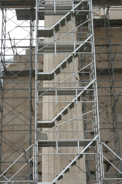 Parthenon restaurering detalj — Stockfoto