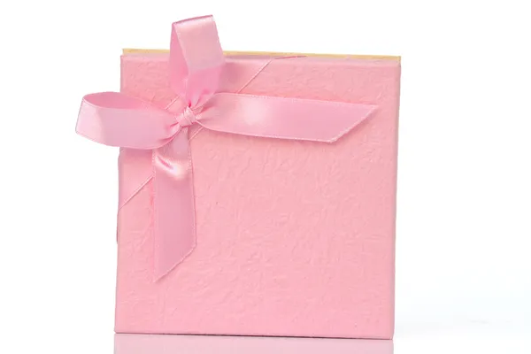 粉色礼品盒 — 图库照片