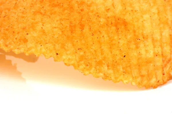 Potatis chip detalj Stockbild