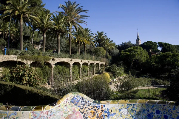 Parque Güell, Barcelona — Foto de Stock
