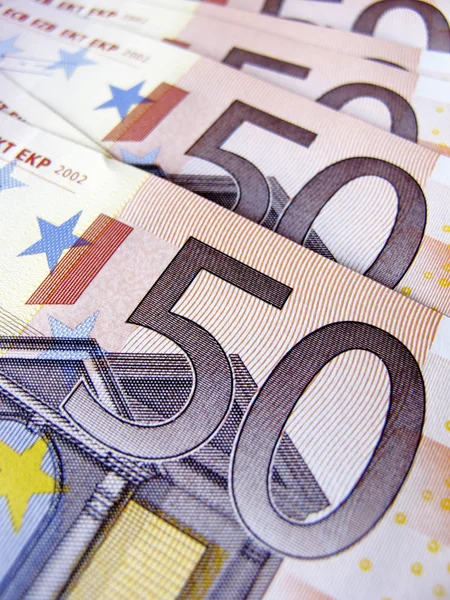Πενήντα ευρώ — Φωτογραφία Αρχείου