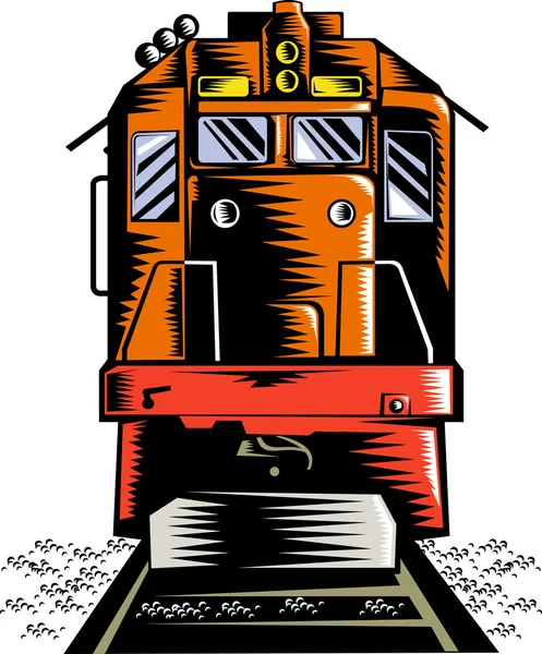 Ντίζελ τρένο — Φωτογραφία Αρχείου
