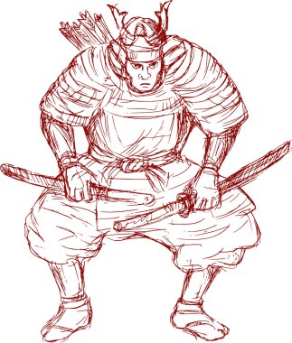 samuray savaşçı kılıç katana