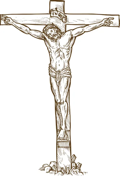 Jesus Christ hanging on the cross — Stock Photo © patrimonio #2066214