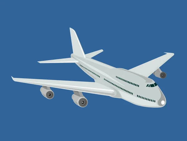 Aereo Jumbo jet in decollo — Foto Stock