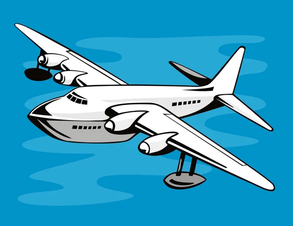 Vliegboot vliegtuig — Stockfoto