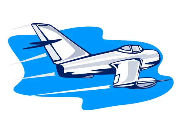 Kampfflugzeug im Flug — Stockfoto