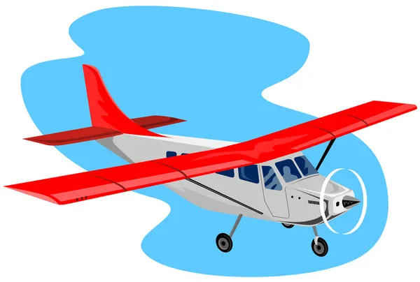 Propeller airplane cessna — Stock Photo, Image