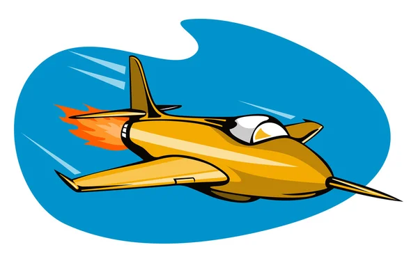 Fighter jet plane in flight — Stock Photo, Image