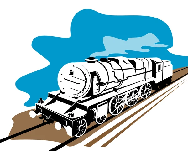 Steam train locomotive — Stock Photo, Image