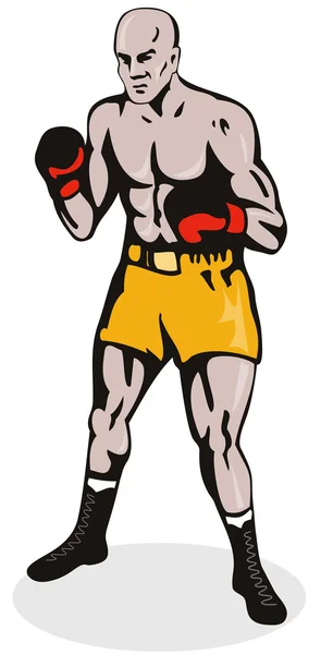 Boxer stansning — Stockfoto
