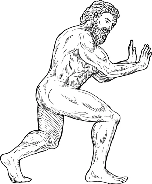 Hercules pushing — Stock Photo, Image