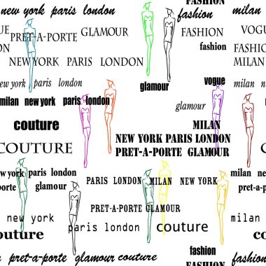 Fashion poster clipart