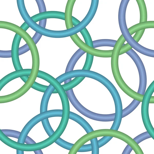 Sömlösa ring mönster — Stock vektor