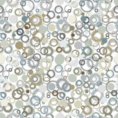 Seamless gear pattern clipart