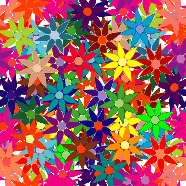 stock vector Seamless flower pattern