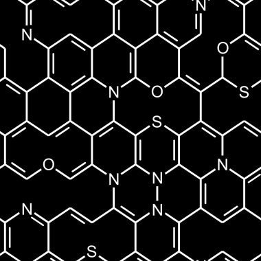 Seamless chemical pattern clipart