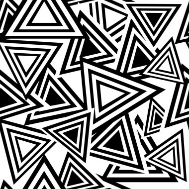 Seamless triangle pattern clipart