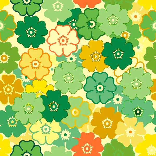 Sömlös blomma mönster — Stock vektor