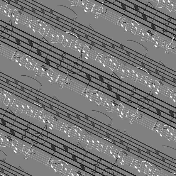Bezešvé hudební vzor — Stockový vektor