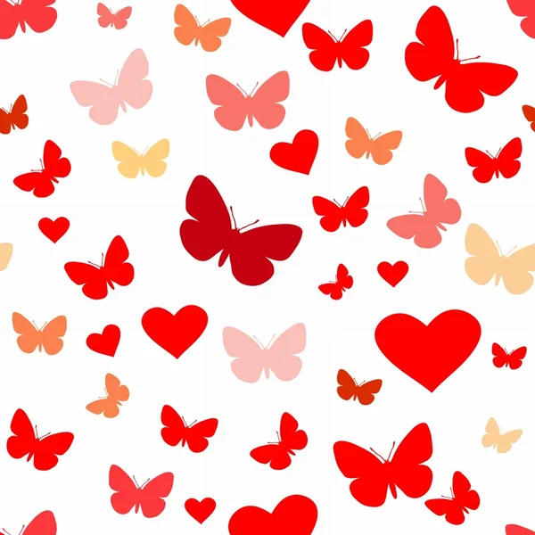 Seamless butterfly pattern — Stock Vector