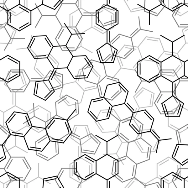 Modèle chimique sans couture — Image vectorielle