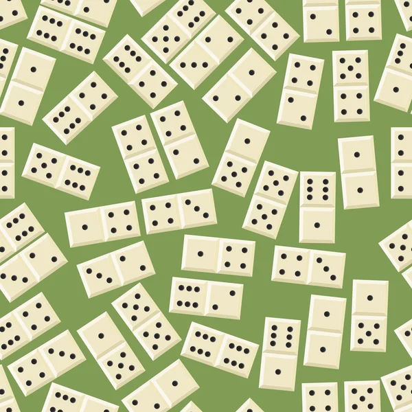 Seamless domino pattern — Stock Vector