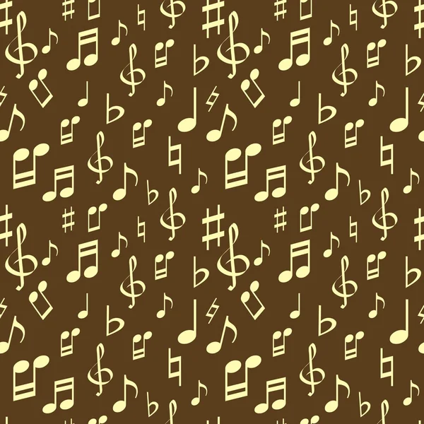 Безшовні музика візерунком — стоковий вектор