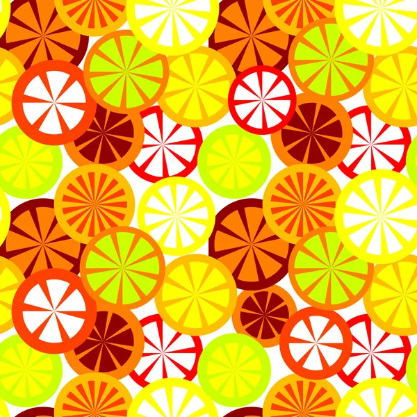 Naadloze oranje patroon — Stockvector
