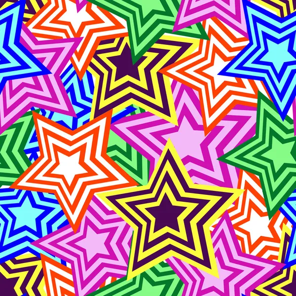 Modèle d'étoile sans couture — Image vectorielle