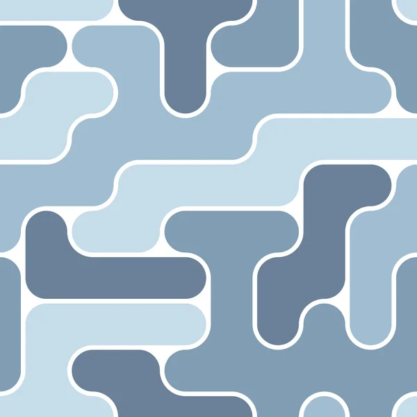 Naadloze abstract blue patroon — Stockvector
