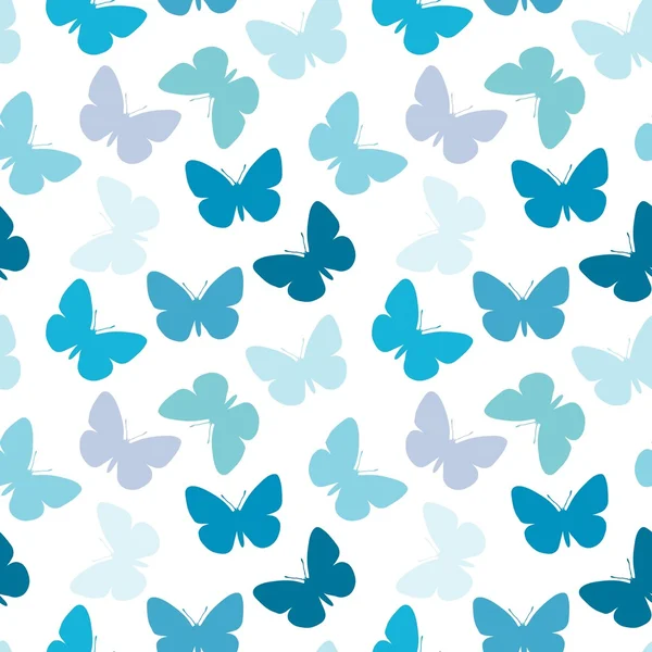 Modello di farfalla senza soluzione di continuità — Vettoriale Stock