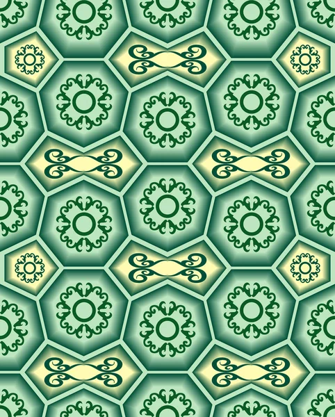 Patrón de azulejo ornamento sin costuras — Archivo Imágenes Vectoriales