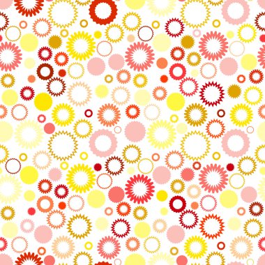 Seamless gear pattern clipart