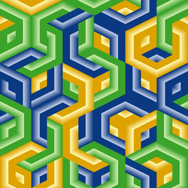 Sömlös hexagon mönster — Stock vektor